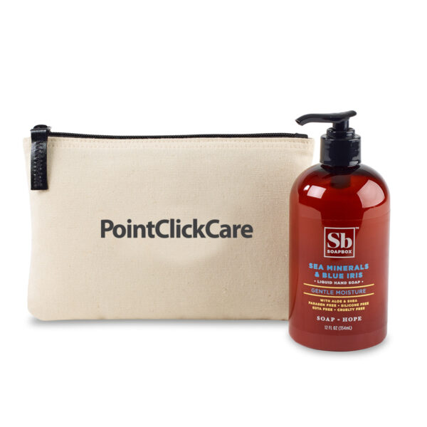 PointClickCare branded hand care gift set