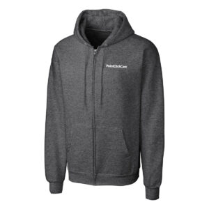 PointClickCare branded gray hoodie